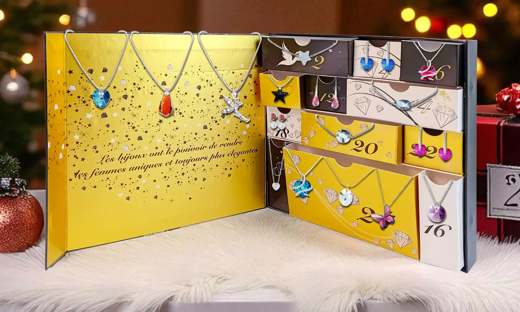 Calendario con gioielli SC Crystals con cristalli Swarovski®