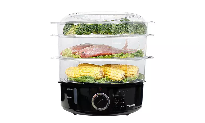 Image 16: TODO Steel, Slow or Rice Cooker w/ Ceramic Bowl/ Cup/ Tray