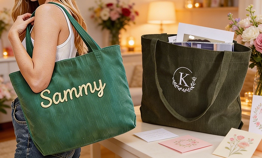 Image 3: Custom Tote Bag | Embroidered Tote Bag 