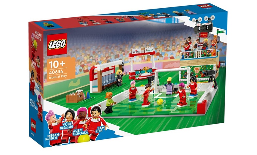 Image 3: LEGO Icons of Play, Football Building Set