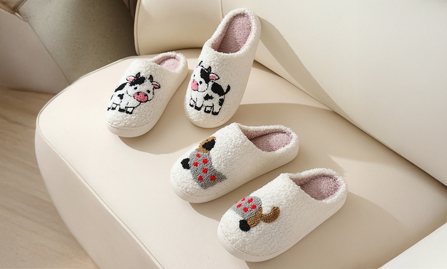 Image 16: Pet-Themed Holiday Slippers