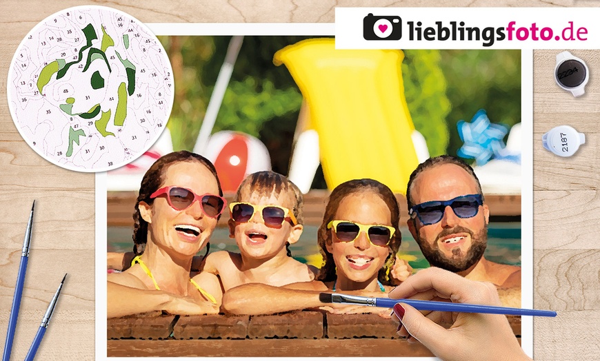 Image 1: Malen nach Zahlen – eigenes Bild