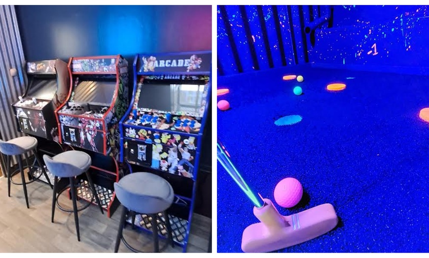 Image 1: Round of Crazy Golf +Soft Drink/Cocktail for 1, 2, / 4 Children/Adults
