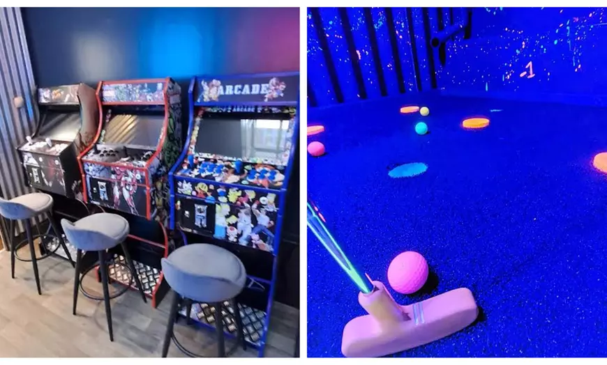 Image 1: Round of Crazy Golf +Soft Drink/Cocktail for 1, 2, / 4 Children/Adults