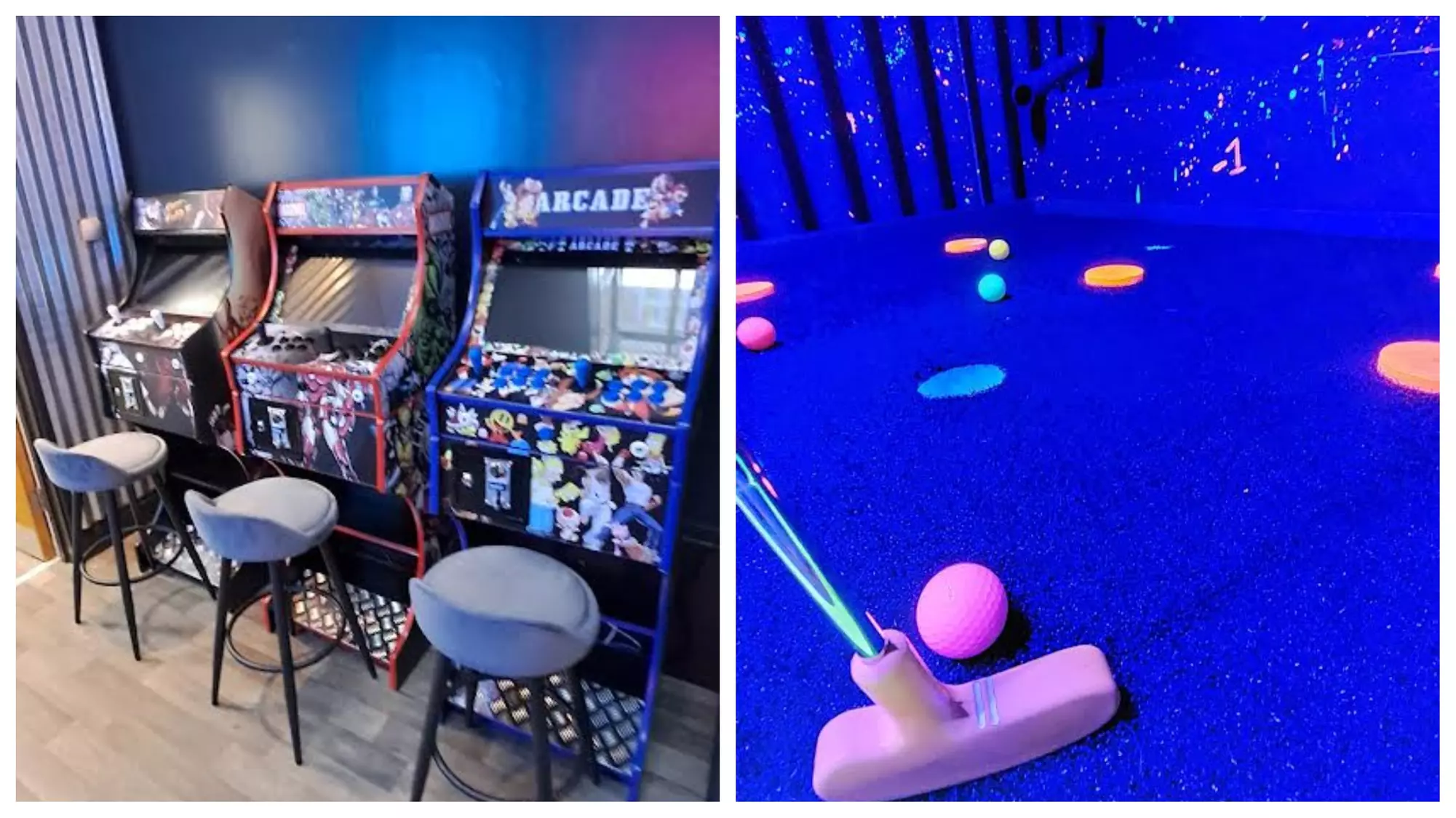 Round of Crazy Golf +Soft Drink/Cocktail for 1, 2, / 4 Children/Adults