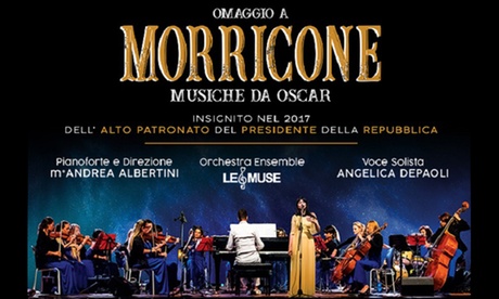 Omaggio a Ennio Morricone - Musiche da Oscar - Il 18 Settembre 2020 al Teatro Gioiello di Torino (sconto 23%)