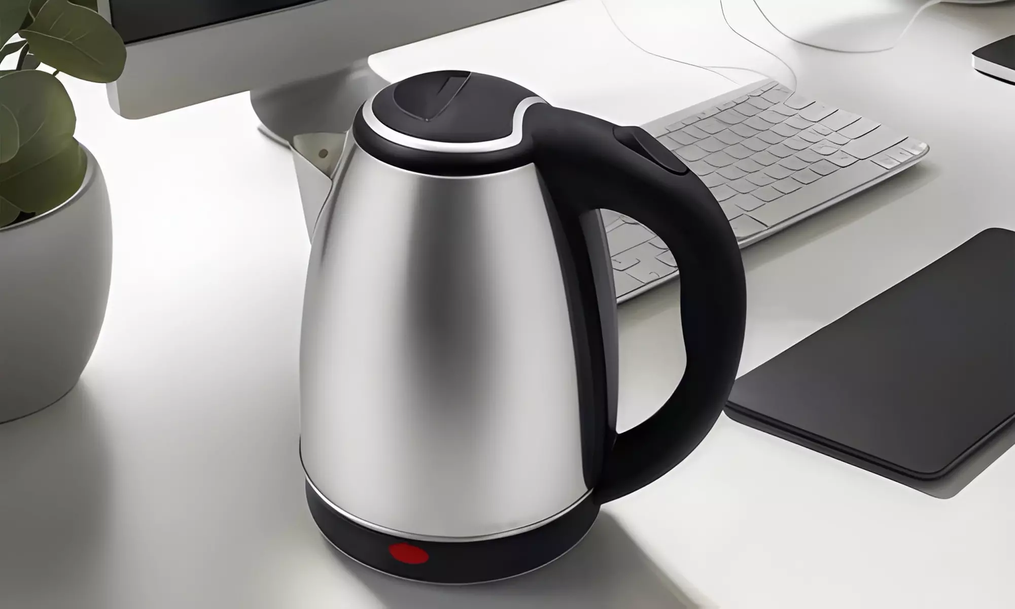 Elektrischer Wasserkocher 2L mit ergonomischem Griff