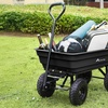 Image 1: Alivio Garden Cart 75L Heavy Duty Wheelbarrow Trolley