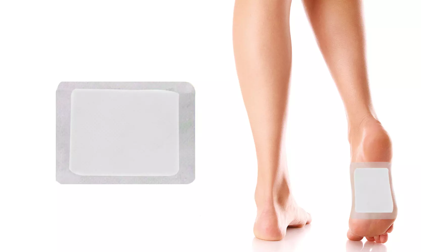 Detoxifying Scented Bamboo Detox Foot Pads (10-Pack) - Second Medium