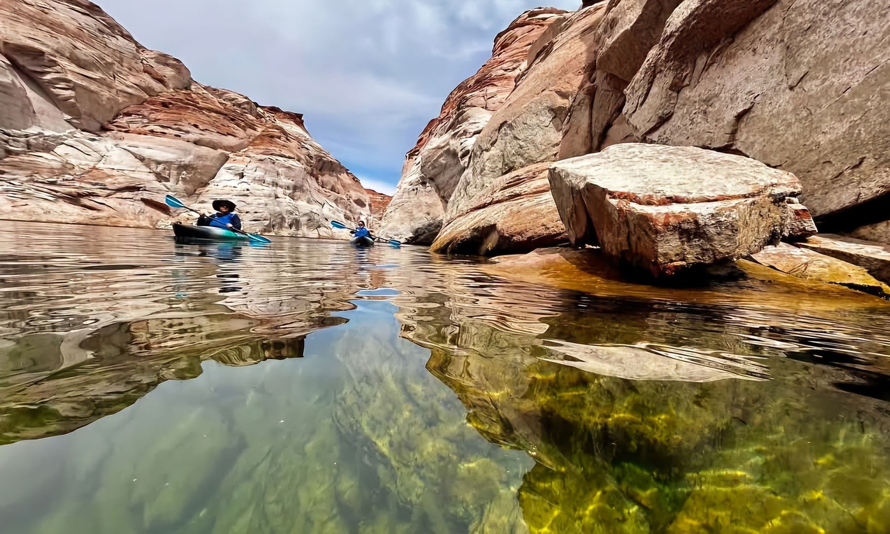 Guided Kayak & Hike 4 Hour Tour Through Antelope Canyon