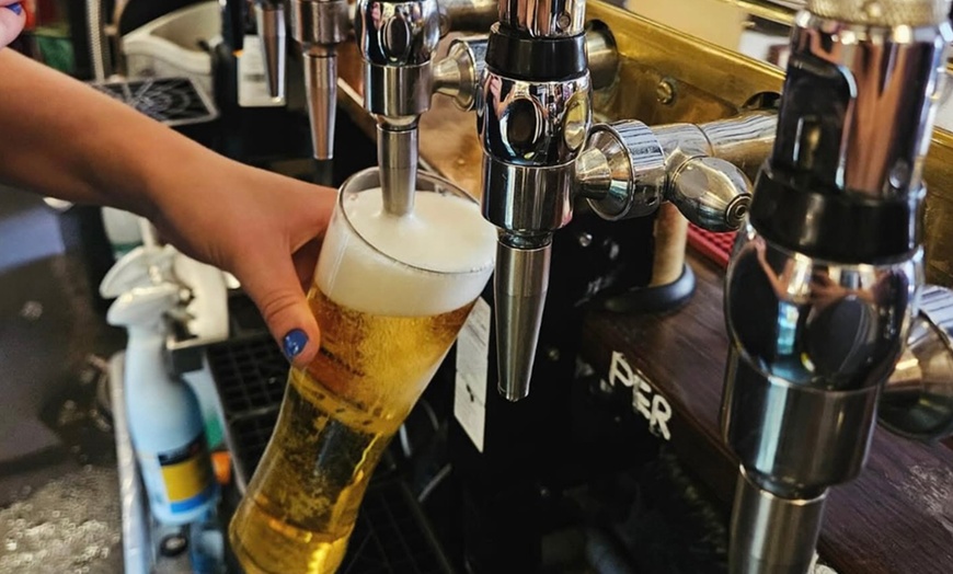 Image 4: For 1, 2 or 4 People: 2-Course Meal with Beer or Wine