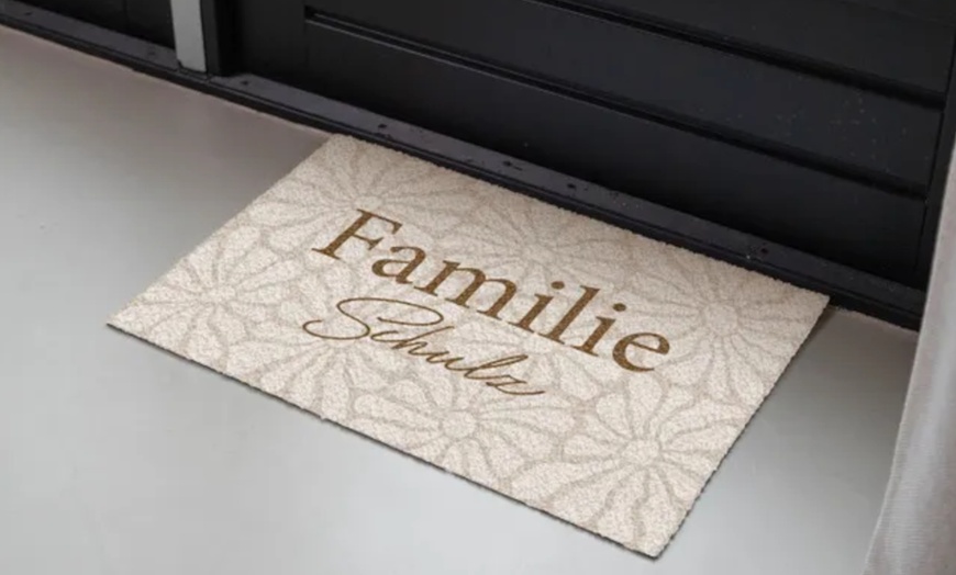 Image 2: Fußmatte mit Namen in Design nach Wahl
