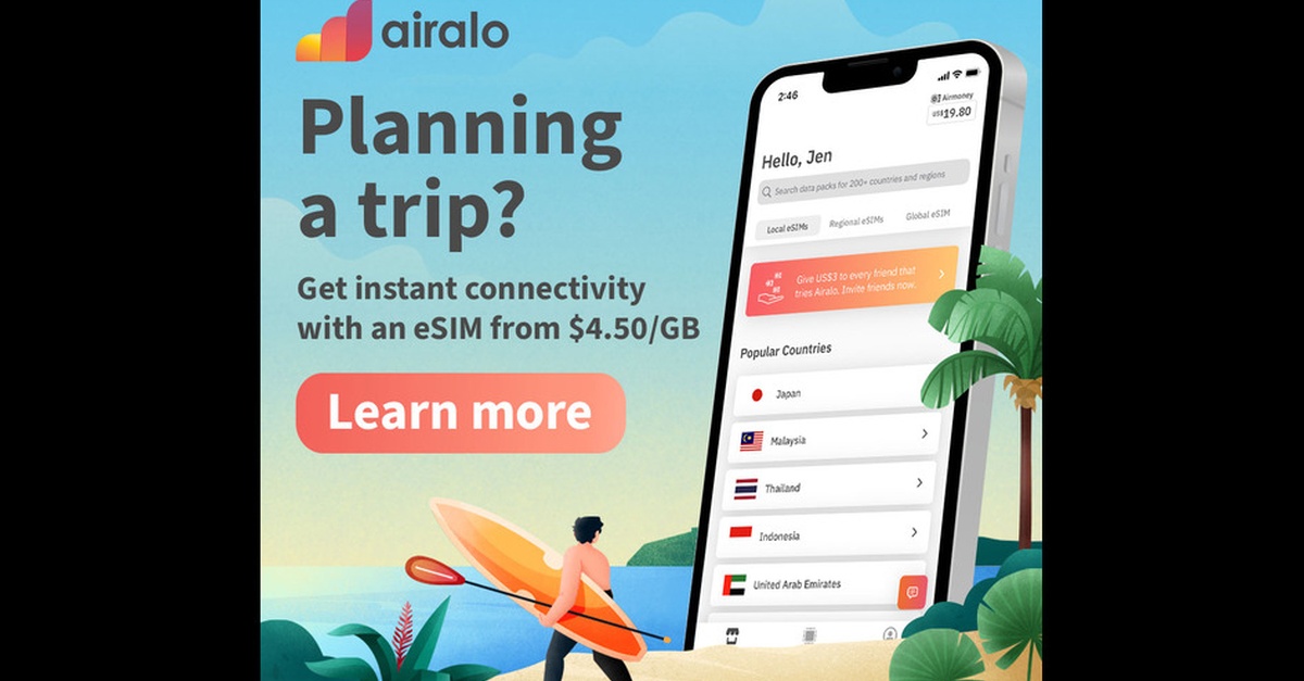 Oferta de eSIM Airalo y recargas con descuento en Tarragona