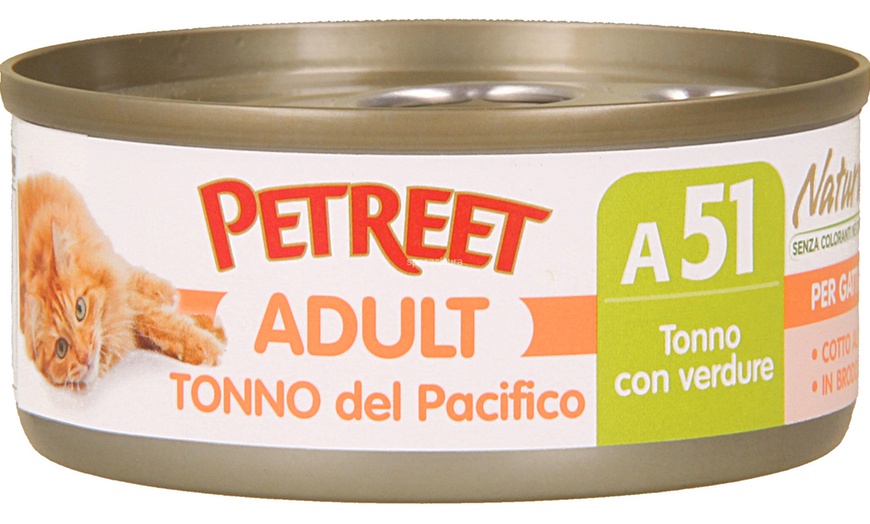 Image 25: Box Petreet per gatti con 60 scatolette da gusti misti