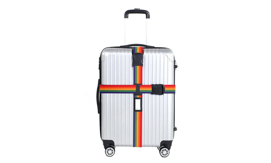 Image 10: Durable Suitcase Strap Luggage Strap Cross belt for Luggage Suitcase