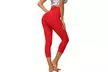 Women Slimming High Waist Ruched Workout Leggings Booty Yoga Pants Tights - Second Medium