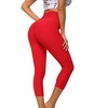 Image 4: Women Slimming High Waist Ruched Workout Leggings Booty Yoga Pants Tights