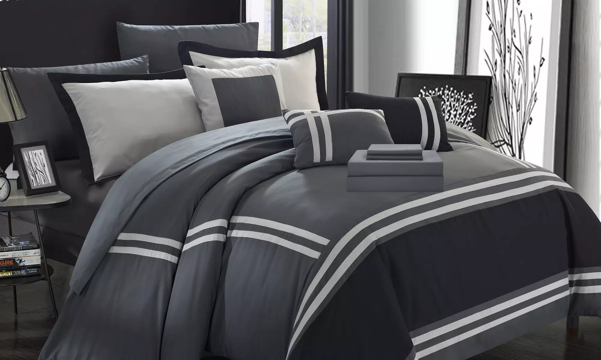 Eleanor Oversized Comforter and Sheet Set (10-Piece) - Primary Image
