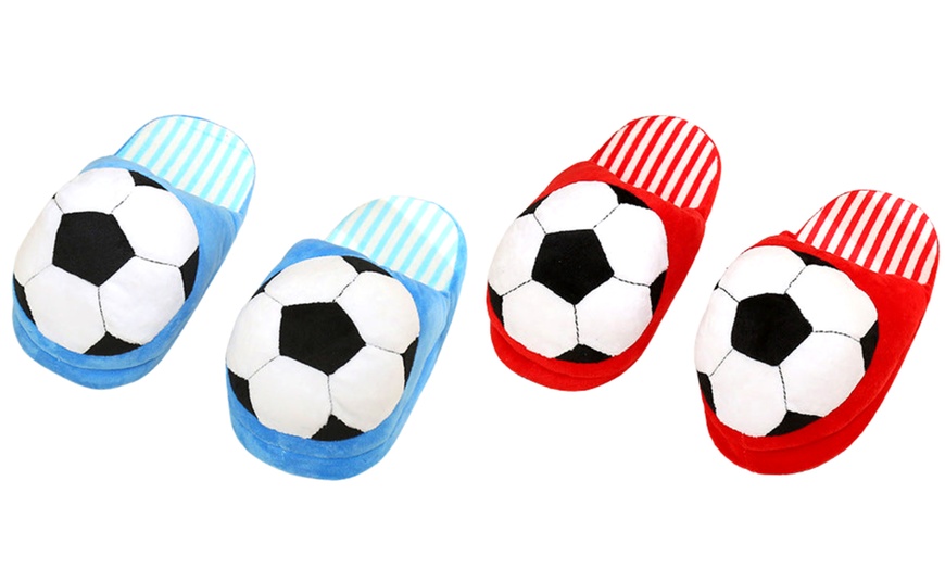 Image 4: Football Style Indoor Slippers