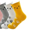 Image 2: Five Pairs of Women's Cartoon Kitty Socks