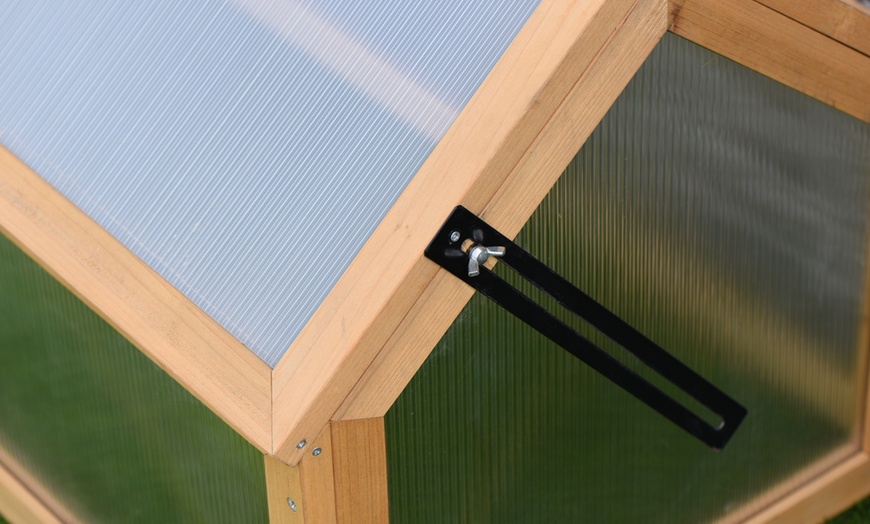 Image 3: Garden Grow Wooden Cold Frame