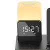 Image 3: TODO Wireless Phone Charger Alarm Clock LED Lamp 15W Fast Charge
