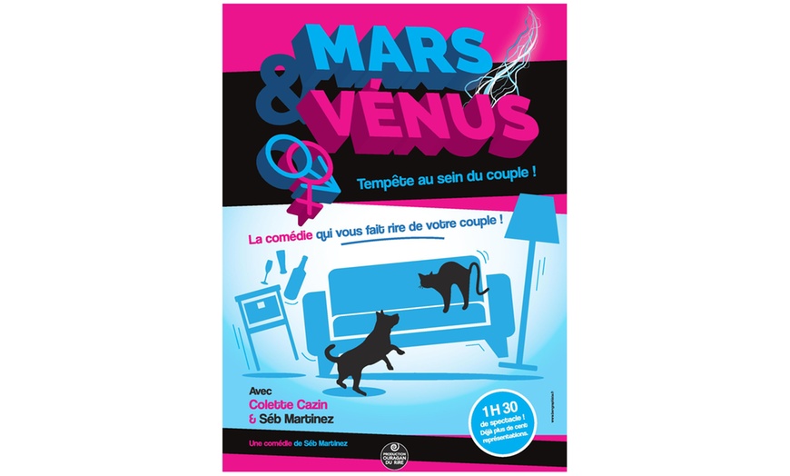 Image 1: « Mars & Vénus, Tempête au sein du couple ! » en tournée