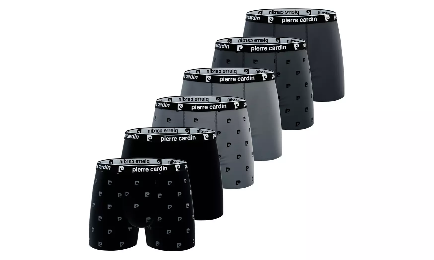 Lote de 6 bóxers Pierre Cardin