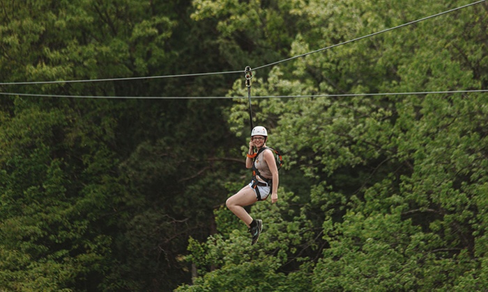 Michigan’s Scenic Mt. Holiday Zip Line Tour