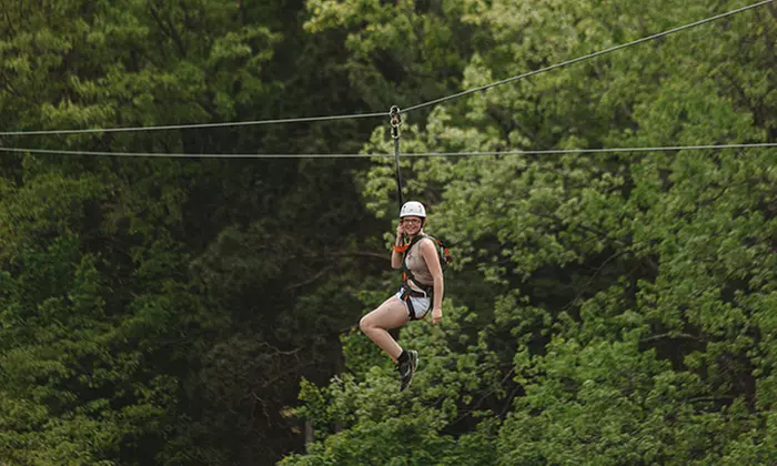 Michigan’s Scenic Mt. Holiday Zip Line Tour