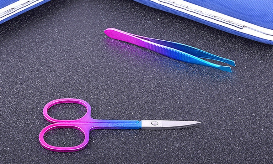 Image 6: 15-Piece Manicure Set with Stainless Steel Case