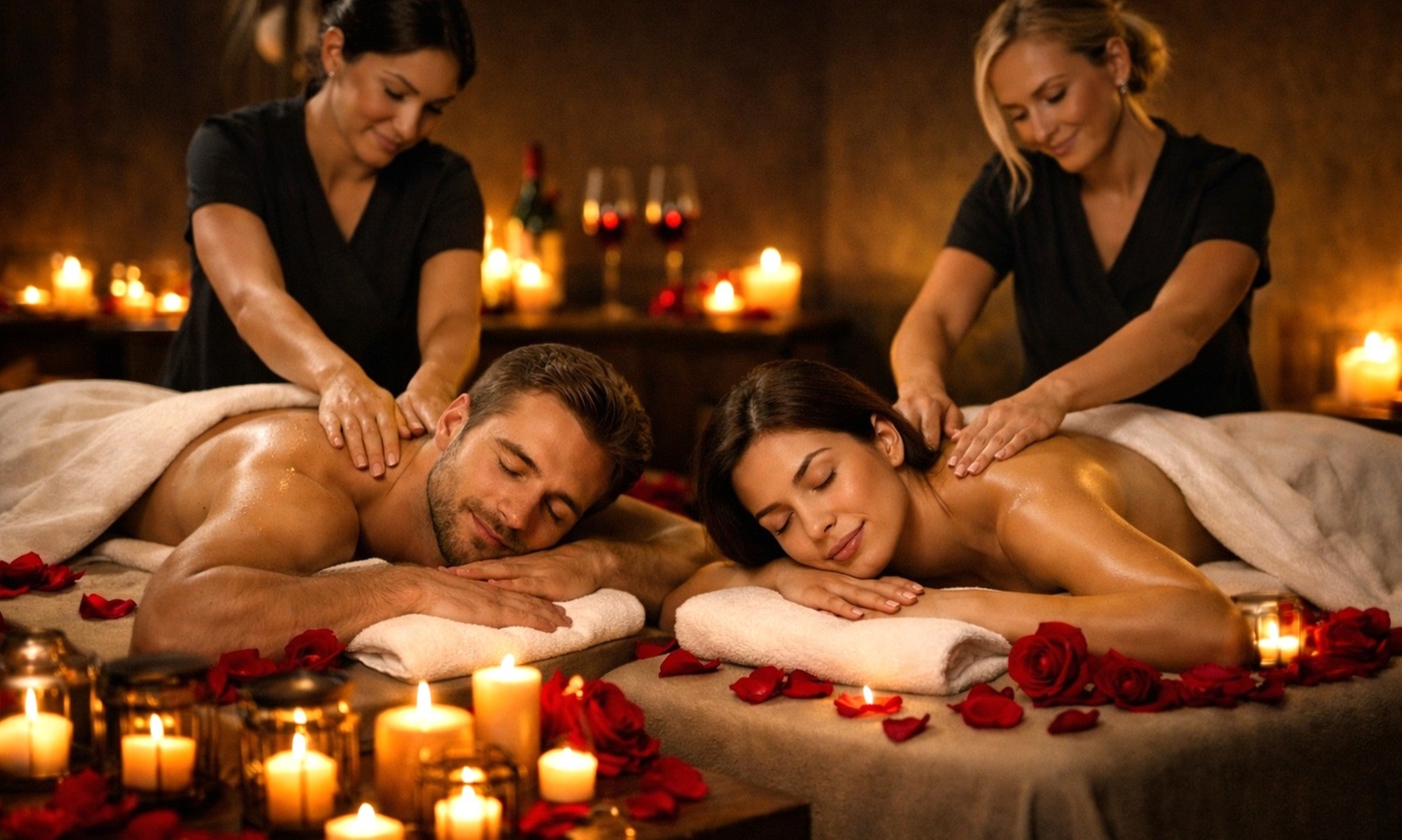 60, 90, or 120-Minute Couples Massage – Relax, Reconnect, Renew