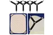 4pcs Triangle Bed Sheet Mattress Holder Fastener Grippers Clips Straps Suspender - Second Medium