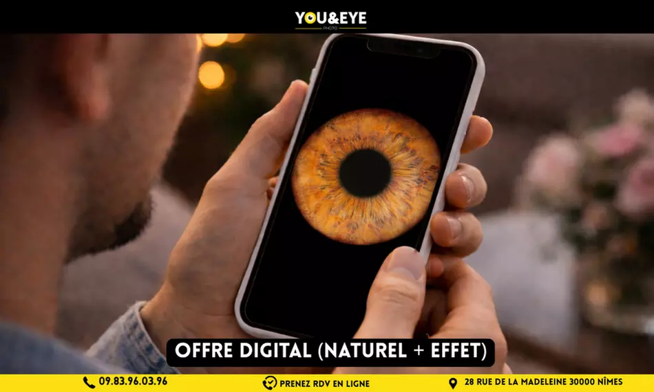 Vos yeux, une œuvre d'art : capturez l'essence de votre iris