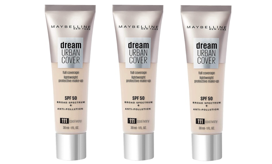 Image 4: Three-Pack of Maybelline Foundation