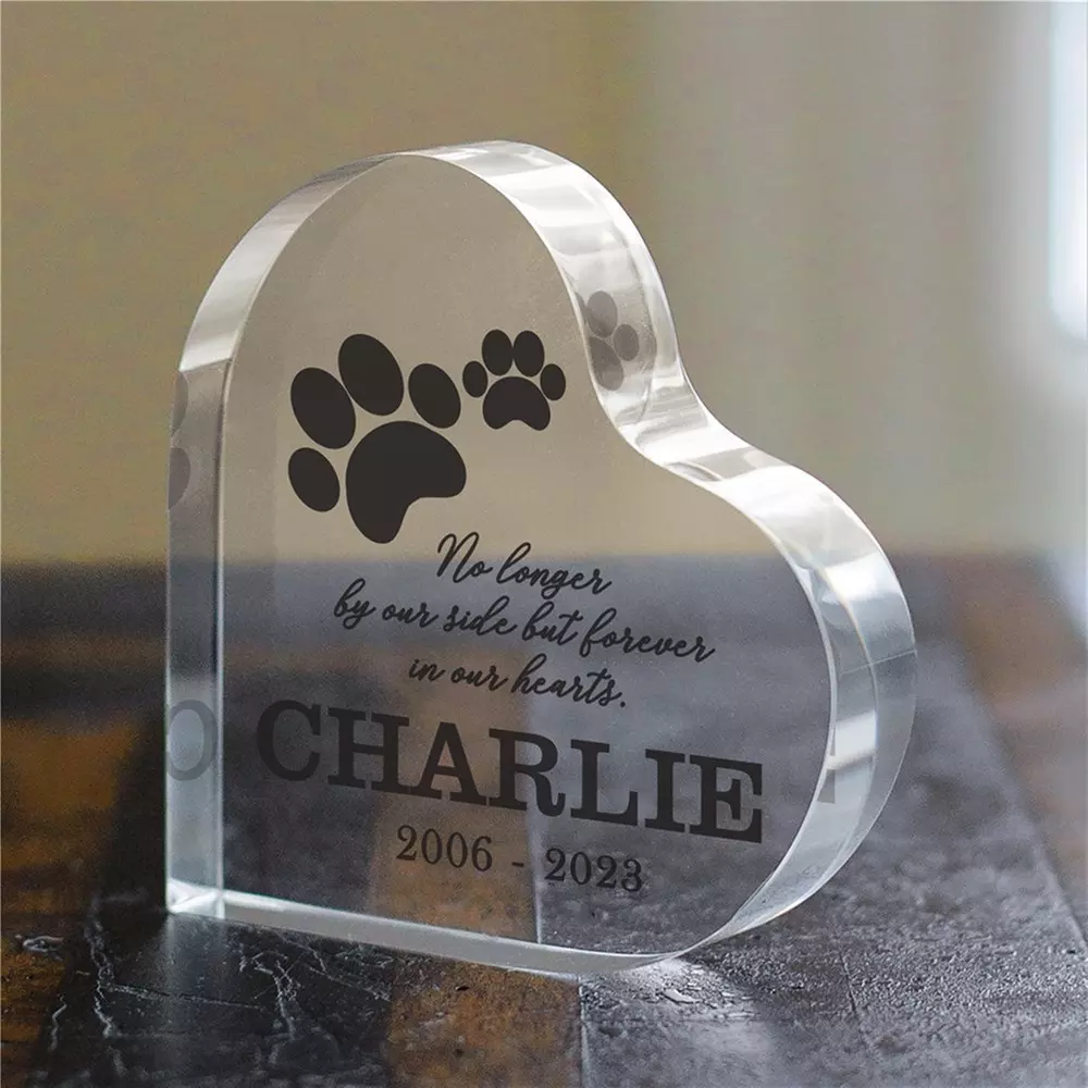 Personalized Pet Memorial Keepsakes - Shipping Not Included