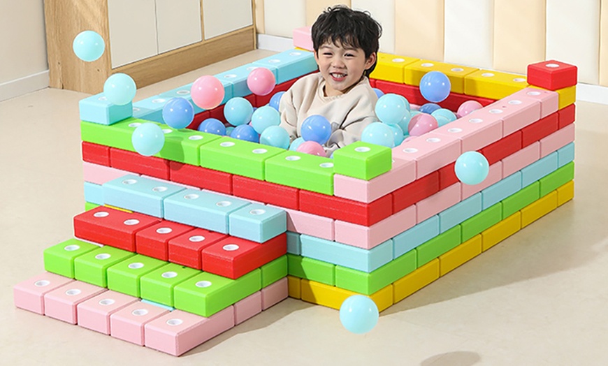 Image 3: 50-Piece Giant Educational Building Blocks Toy For Kids