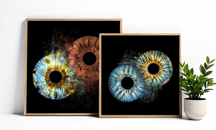 Image 6: Custom Iris Photo Art For Couples, Families or Pets