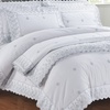 Image 1: Gabrielle Embroidered Lace Duvet Set