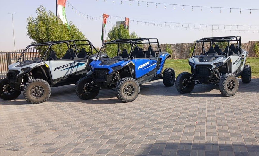 Image 4: 1 Hour Dune Buggy Drive or 4 Seat Polaris RZR Adventure 
