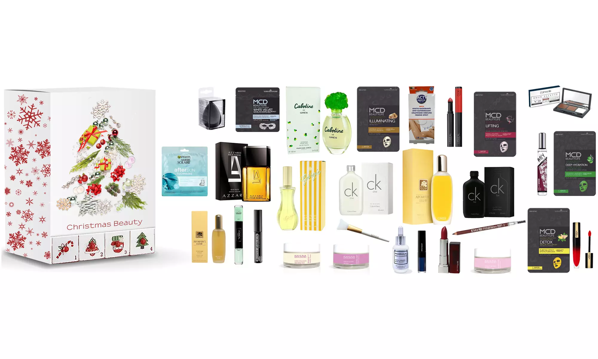 Calendario dell'Avvento Profumi & Beauty 2025: 24 Prodotti di Lusso con Fragranze di Grandi Brand (CK, Azzaro, Clinique)