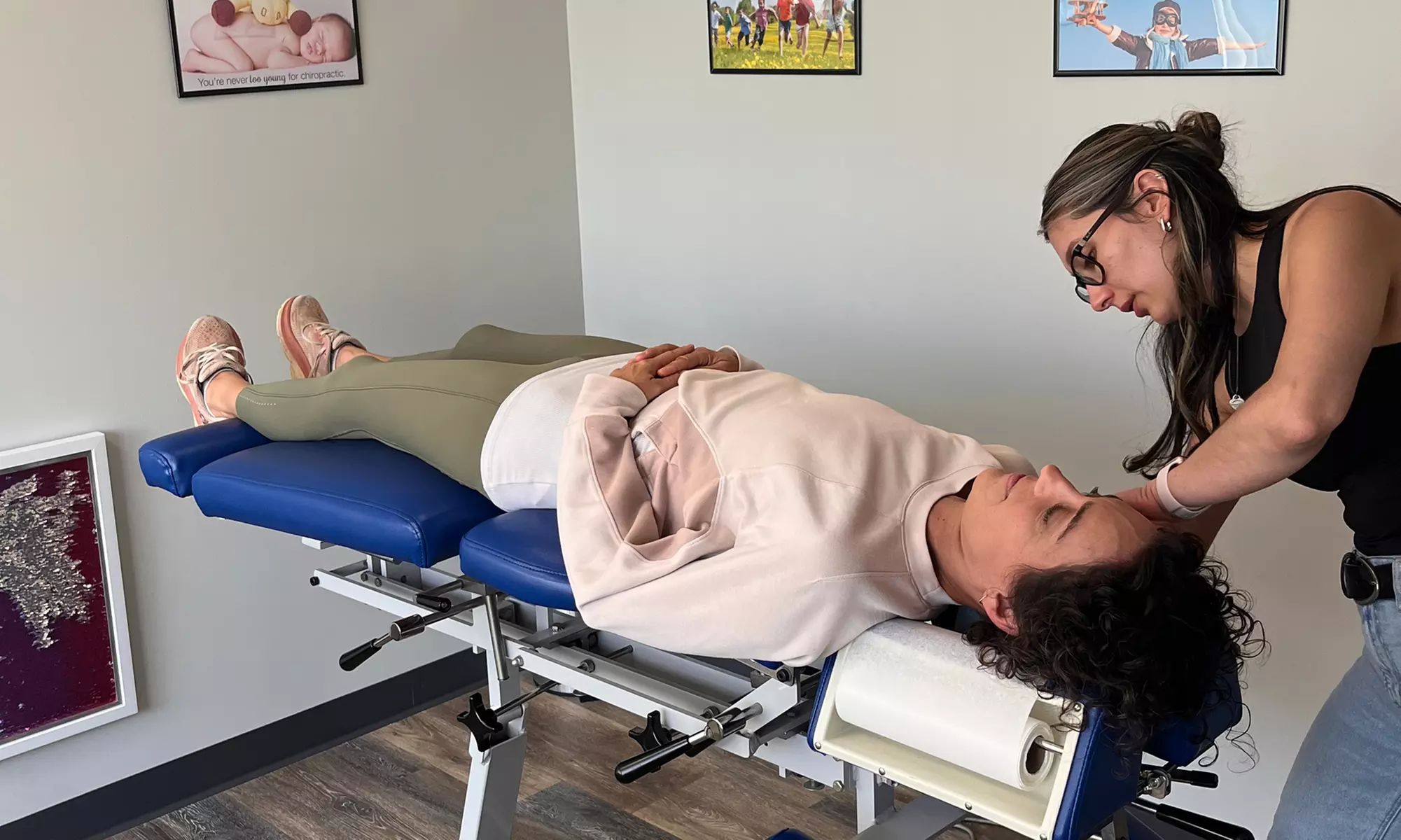 Initial Chiropractic Exam, Consultation, and 1, 2, or 3 Adjustments