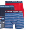 Image 2: Original Penguin Men's Boxer Briefs - 3 Pack Assorted Colours, Organic Cotton