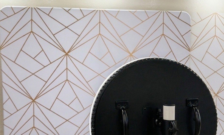 Image 3: Modern Photo Booth Rental: Unlimited Digital Photos & Fun Props