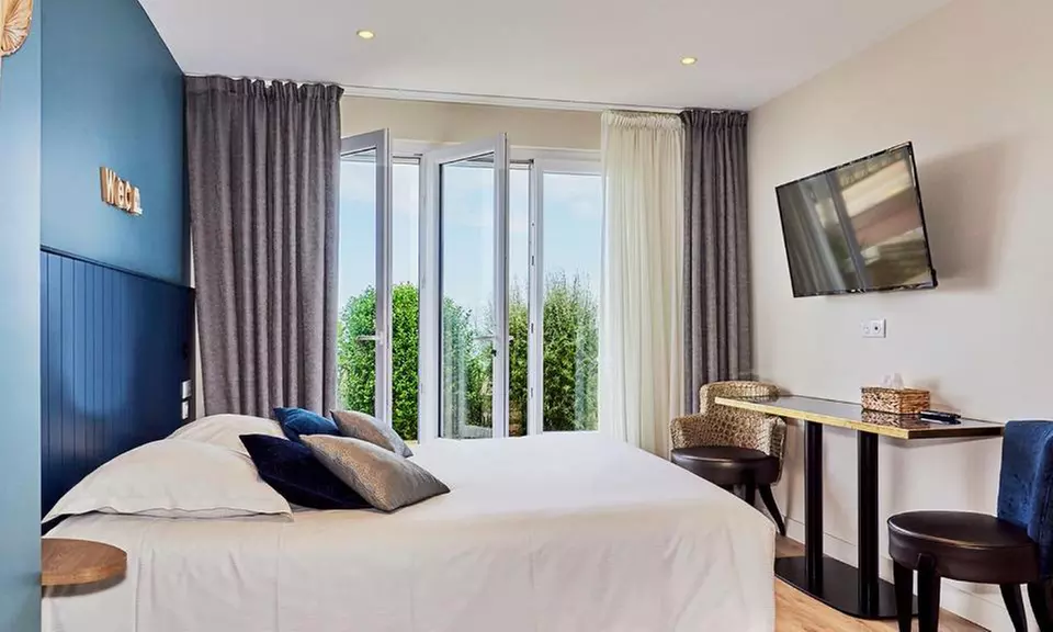 Côte normande : chambre double avec pdj, sauna, vélo et dîner