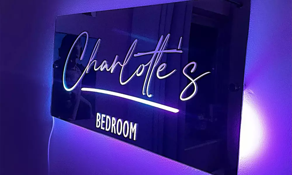 Personalized Mirror Sign