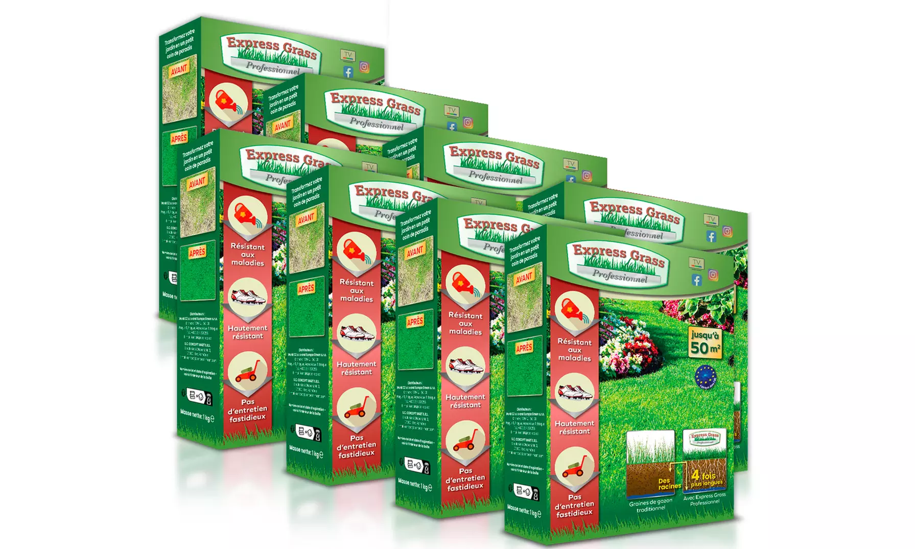 Snelgroeiend graszaad voor een gazon - Second Medium