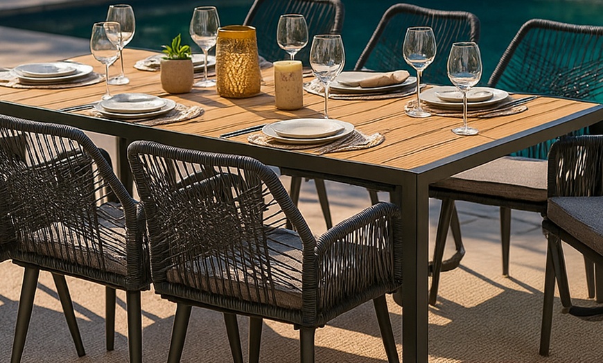 Image 5: Set da pranzo da giardino per 6 o 8 persone con tavolo Swing&Harmonie