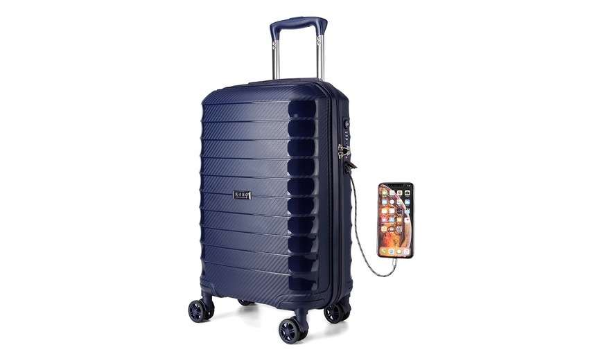 Image 13: KONO Cabin Size Suitcase and 24 Inch Suitcase: Weighing the Options