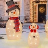Image 1: LED Illuminated Snowman Christmas Decoration
